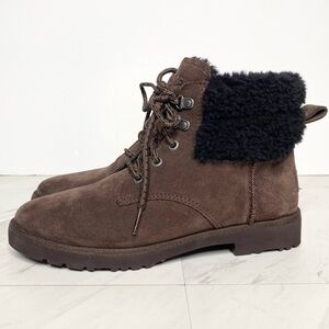 UGG Romely Heritage Brown Lace Up Boot 6 1/2